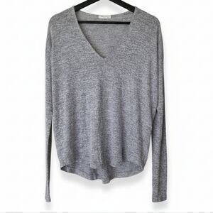 Rag & Bone | Heather Gray Long Sleeve V-Neck XXS